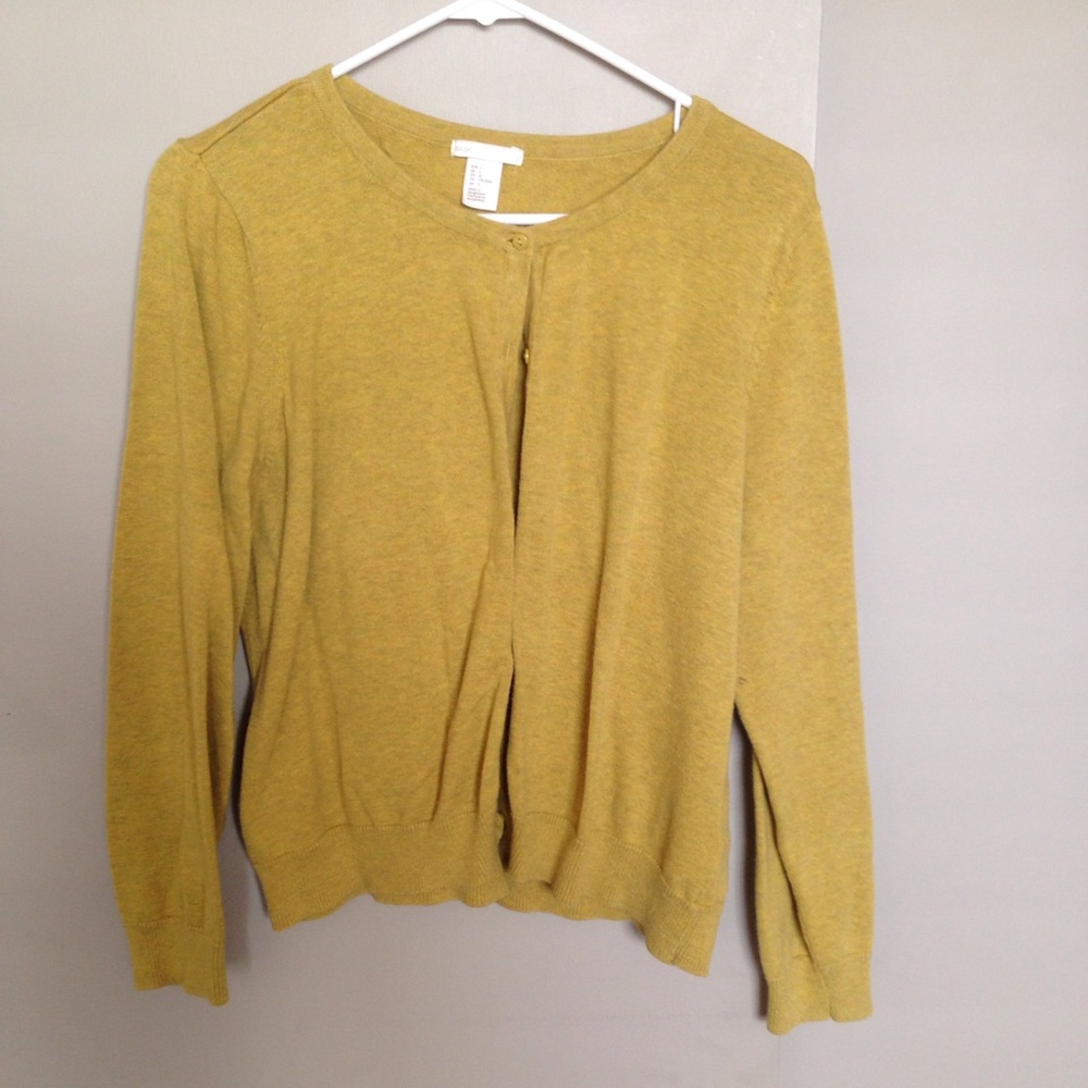 H&M Mustard Cardigan